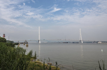 南京魚嘴濕地公園風(fēng)光