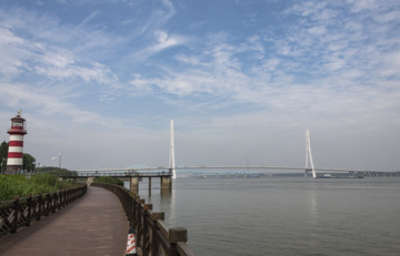 南京魚嘴濕地公園風(fēng)光