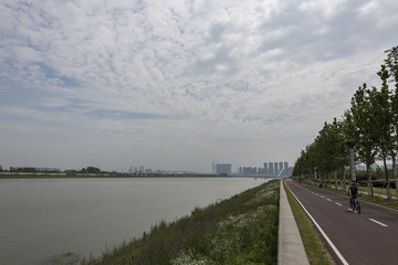 南京魚(yú)嘴濕地公園風(fēng)光
