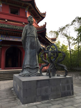 落下閎雕塑