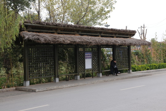 公交站臺