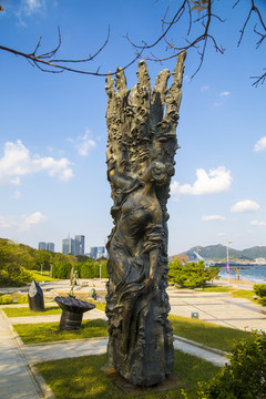 青島石老人雕塑園