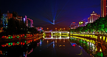 自貢沙灣夜景