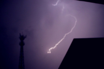 暴風(fēng)雨中的閃電