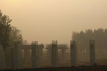 交通建設(shè)工地