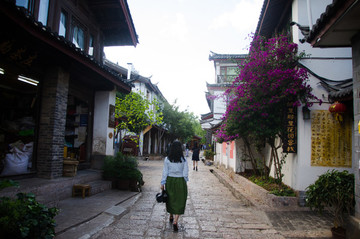 麗江古城商鋪街景