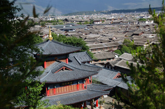 麗江古城全景
