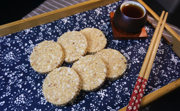 特色和風(fēng)炒米餅喝茶下午茶小食