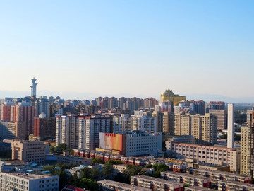北京朝陽樓群