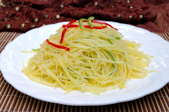 青椒絲炒土豆絲