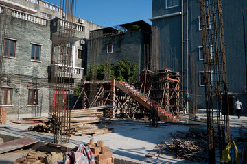 宅基地建房工地