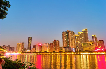 廣州白鵝潭夜景