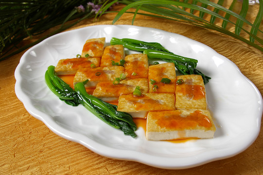客家煎釀豆腐