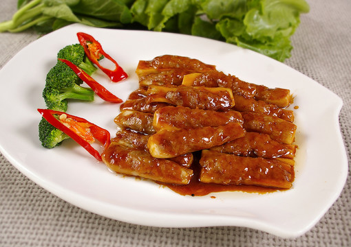 鵝肝醬煎釀雞肶菇