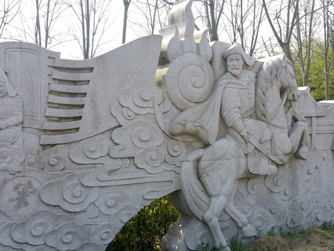 馬刀將軍浮雕像