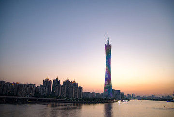 黃昏的廣州
