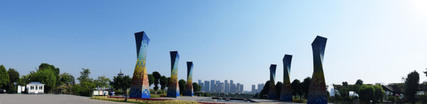 五象湖秋月路大門(mén)全景圖