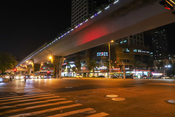 廈門夜晚馬路