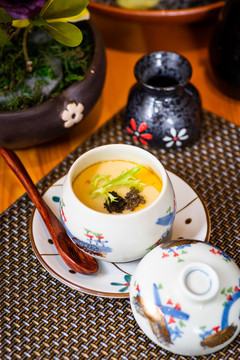 松茸鵝肝茶碗蒸