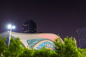 火車站夜景