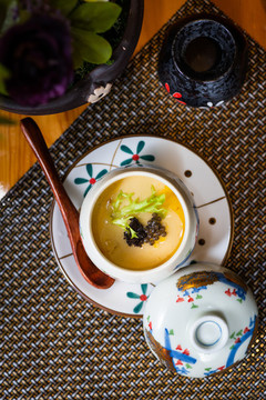 松茸鵝肝茶碗蒸
