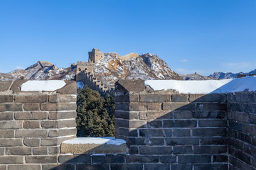 長城雪后風光