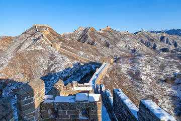 雪后金山嶺長(zhǎng)城風(fēng)光
