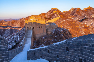 冬季金山嶺長城雪景