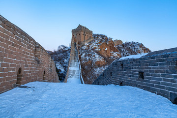 冬季金山嶺長城雪景