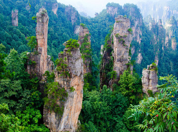 張家界全景圖