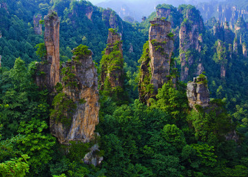 張家界全景圖