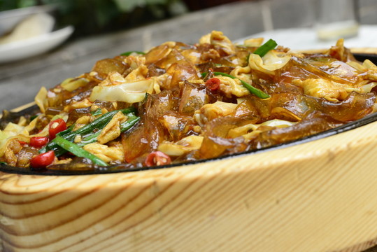 鐵板粉絲蛋
