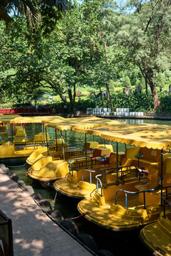公園小船