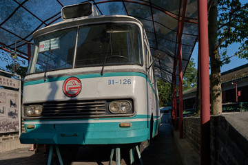 舊無(wú)軌電車文物