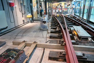 地鐵鐵軌展示