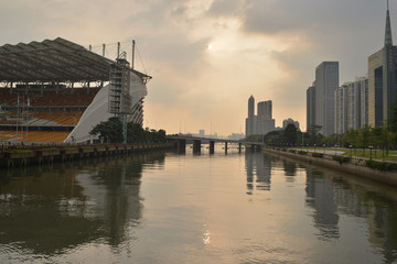 海心沙黃昏