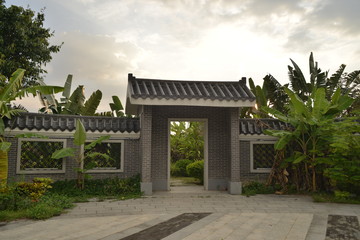 古建筑門口