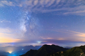 北京百花山星空銀河
