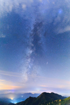 北京百花山星空銀河