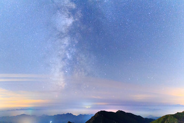 北京百花山星空銀河