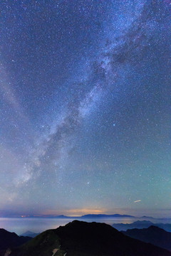北京百花山星空銀河