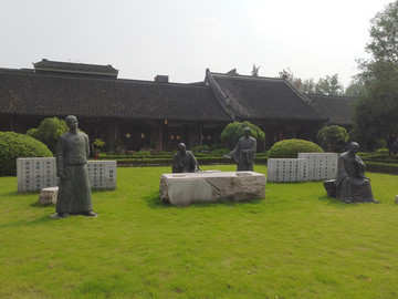 揚州八怪雕塑
