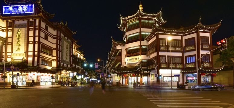 上海豫園夜景