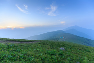 北京延慶海坨山高山草甸
