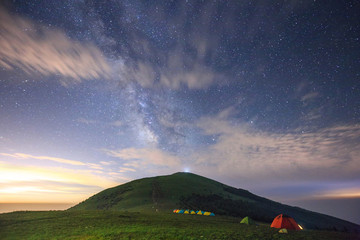 北京海坨山草甸星空銀河