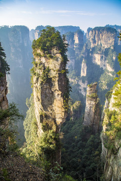 張家界武陵源袁家界懸浮山
