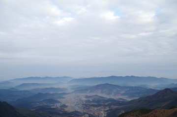 冬日武功山