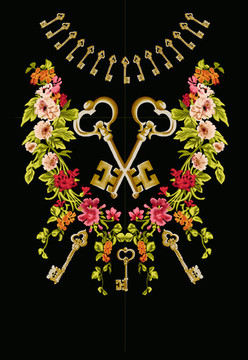 鑰匙花型設(shè)計(jì)
