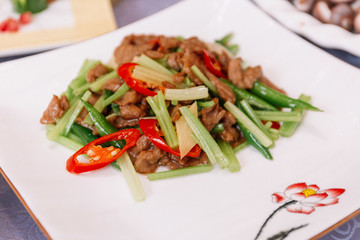 爆炒黃牛肉