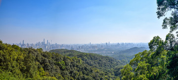 廣州白云山遠眺